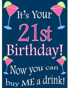 21 Birthday Card A