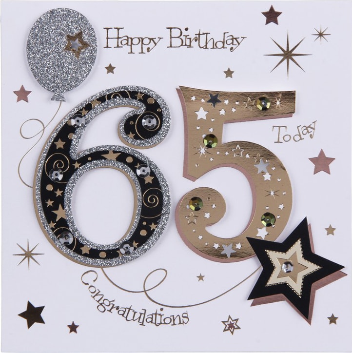 65th Birthday Card B