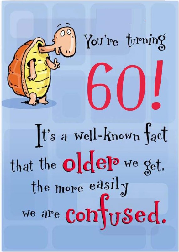 Birthday Cards For Turning 60