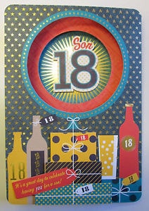Personalised 18th Birthday Cards E