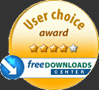 Free Downloads Center user choice award.