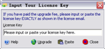 Input Your License Key