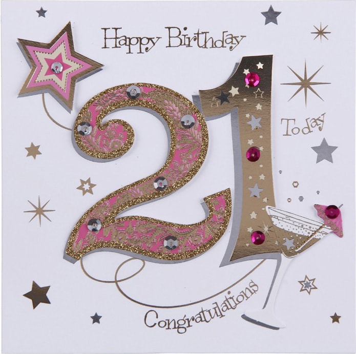 21 Birthday Card B