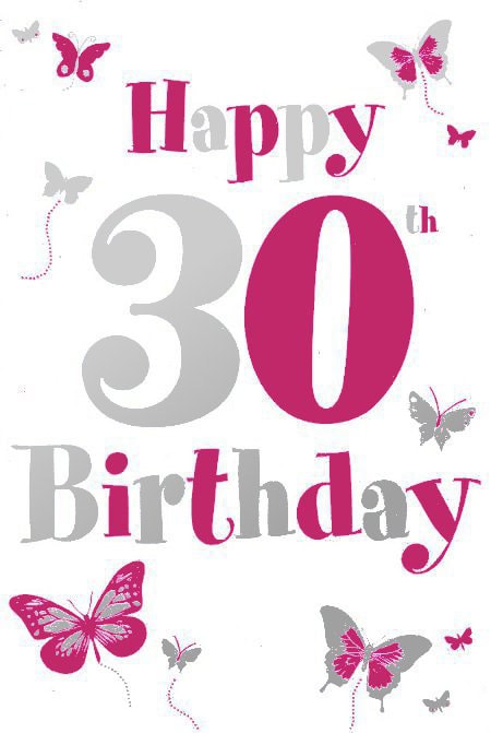 30th Birthday Card Ideas H