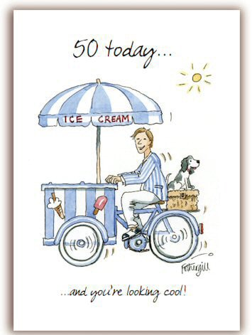 50th Birthday Cards for Men G