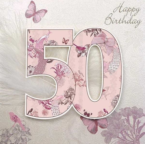 50th Birthday eCard J