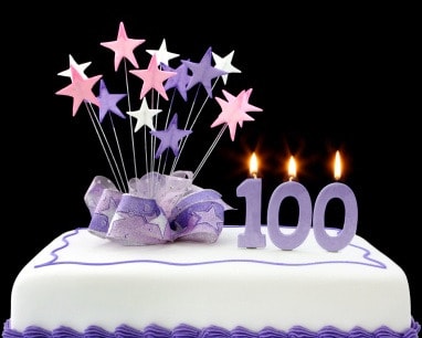 100th Birthday Cards A