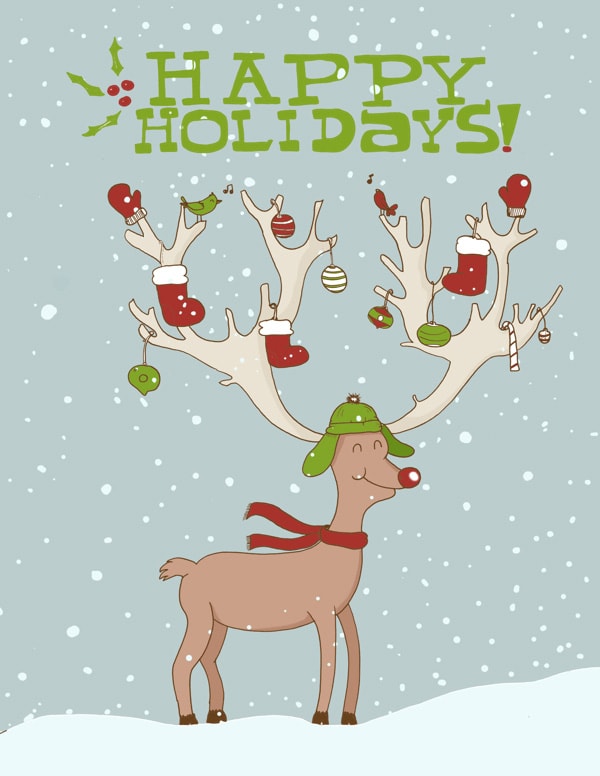 AMSBE Free Personalized Holiday Cards ECards