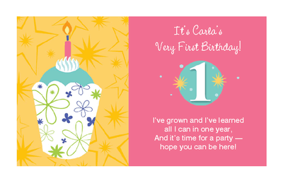 1st Birthday Card B