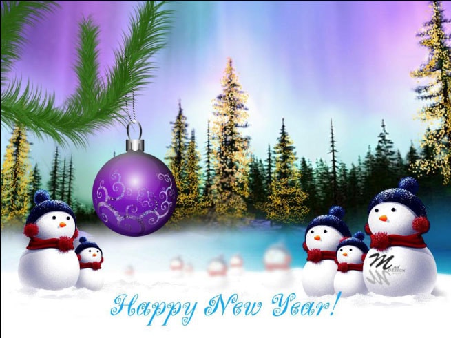 New Year Card A