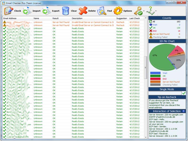 Email Checker Pro screenshot