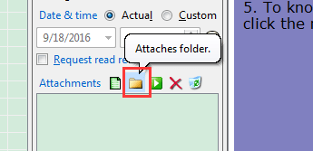 Attach Folder