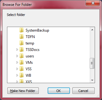 Select Folder