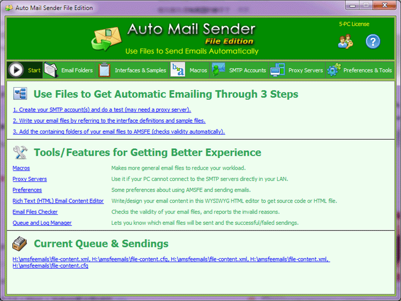 Windows 8 Auto Mail Sender File Edition full